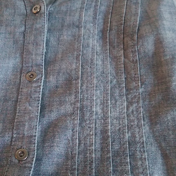 J. Jill Womens  Blue Chambray Shirt Dress Button down NWOT SIZE XL - Picture 14 of 14